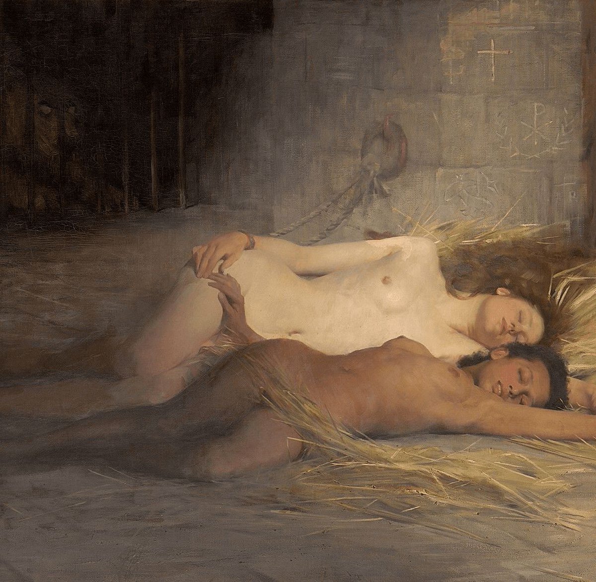 ArtistOnThisDay's tweet photo. Born on this day, July 15/05, 1857:
Saint George Hare (Iris)

La Victoire de la foi, c. 1890-1891 https://t.co/u7sT4Ib040