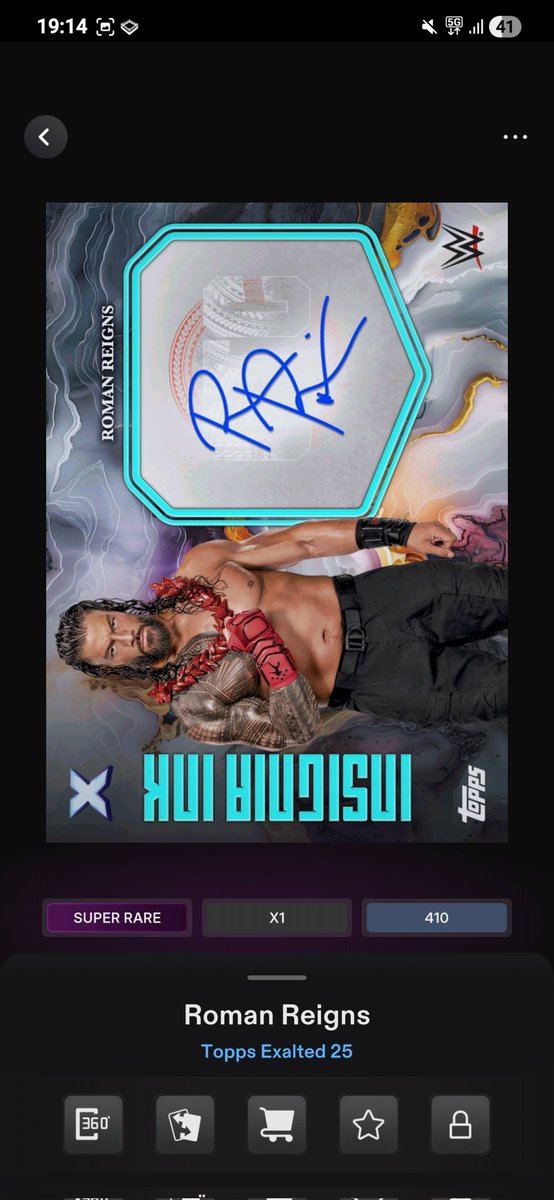 DXgerman1's tweet photo. Hit des Tages @WWERomanReigns  
#wwe #topps #toppsslam #tcg #Tradingcard https://t.co/eBCs1USf4G