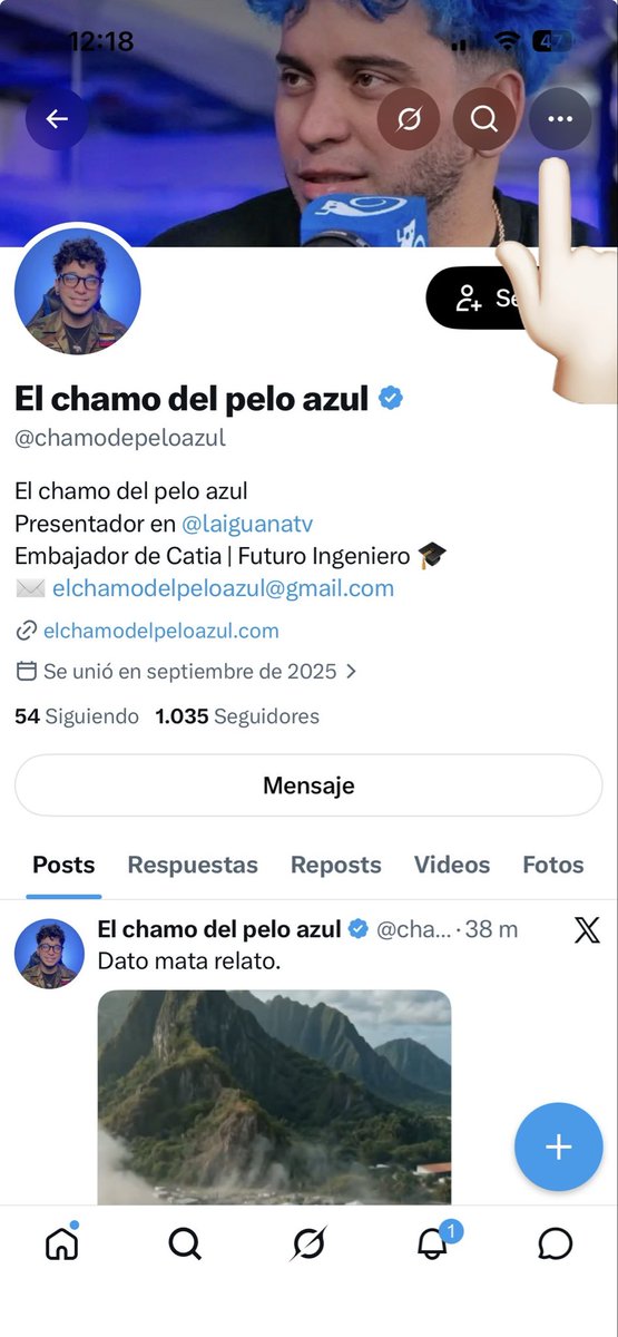 Soy__Alex__Vzla's tweet photo. MI GENTE!!

Activos todos!!

Aquí vamos, organizados

Toca a esta cuenta chavista

La del chamo tragaleche de los pelos del cul0 azul!! 

VAMOS MASIVAMENTE!! 

A REPORTAR!!👇🏻

Incluyendo los tuit! Reportar también https://t.co/XN7FwBL7AU