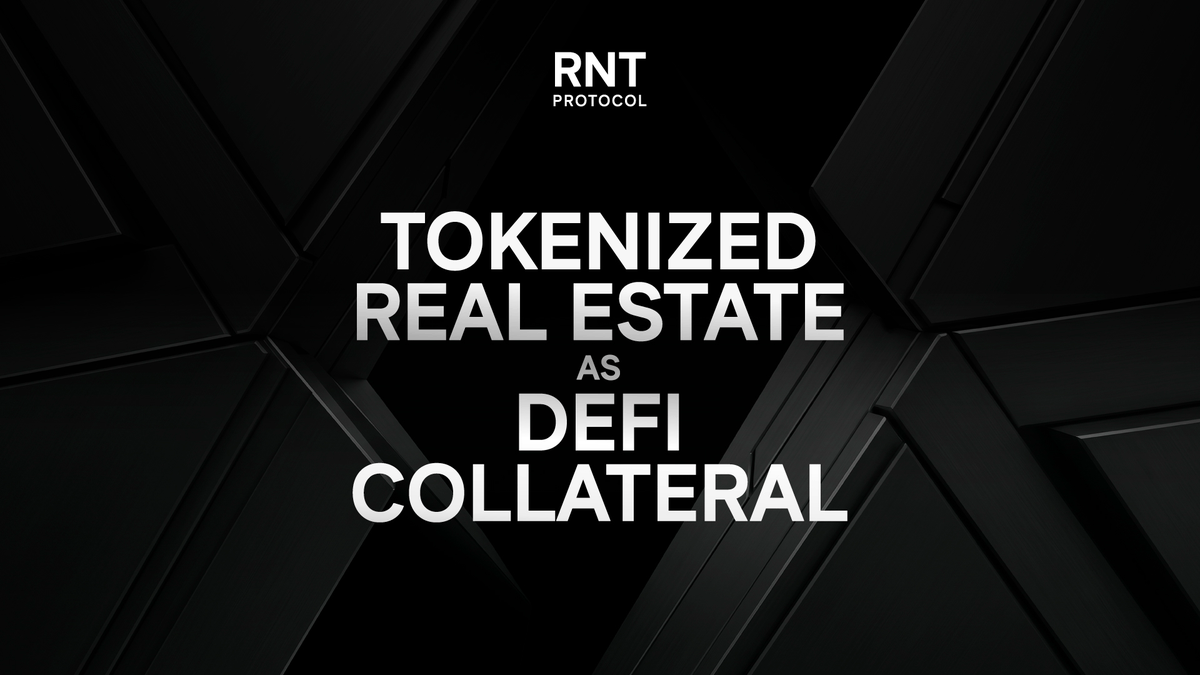 RNT_token's tweet photo. Tokenized real estate as DeFi collateral is not a theory. It is live, it is used, and here are the real numbers. 🧵 https://t.co/ZZ9cQrNLsd