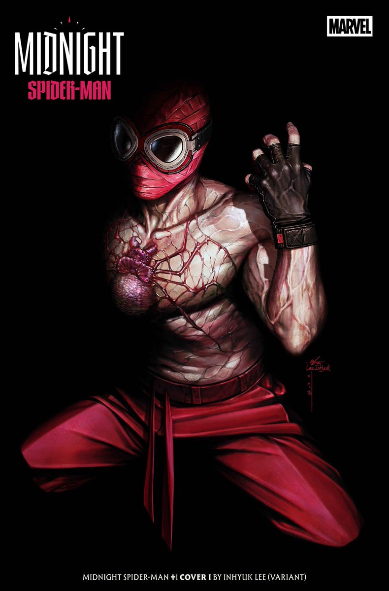 KaleeshArbiter's tweet photo. Still don't care that much about Midnight Spider-Man, but I can't lie, the costume goes pretty hard.

Spider suits using aviator goggles are always cool https://t.co/fcqpVmPB2F