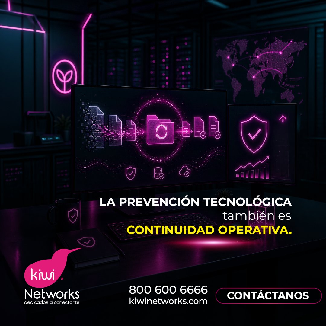KiwiNetworks's tweet photo. Automatizar respaldos críticos permite reducir riesgos, proteger información y mantener operaciones activas ante cualquier incidente digital.
https://t.co/fIBHR8bbFR
#ServerBackup #ContinuidadDigital #KiwiNetworks https://t.co/g9fqgZpu1P