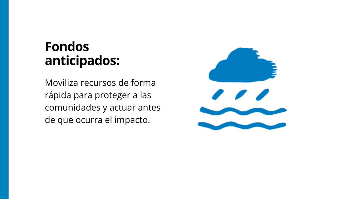 WFP_Cuba's tweet photo. 🌀Con más de 60 años de experiencia, #WFPCuba trabaja con socios locales para impulsar mecanismos que permiten responder mejor a emergencias: Uno de ellos, el #Macroseguro
¿Qué garantiza?
🔹Fondos anticipados
🔹Más capacidad técnica
🔹 Protección financiera https://t.co/1JAbESTCZC
