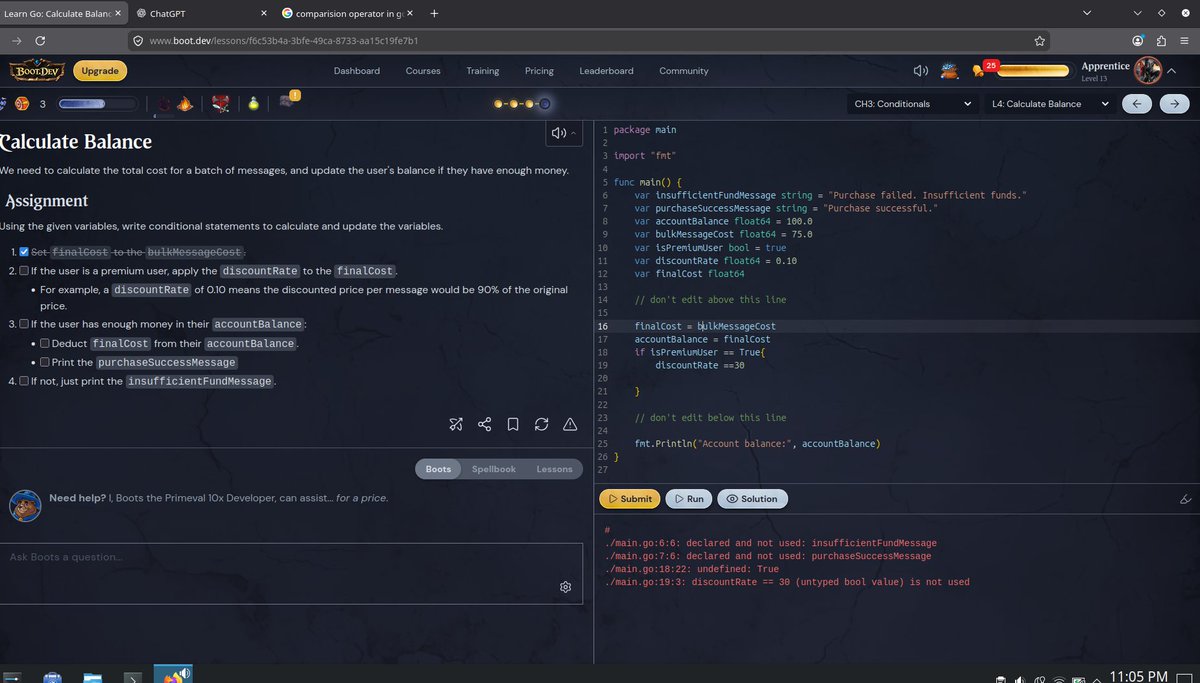 KcSufal's tweet photo. #LSPPDay45 #60Day spend my time learning  and currently works at go function, different looping and other techniues
@lftechnology https://t.co/mz7jzCvlZd