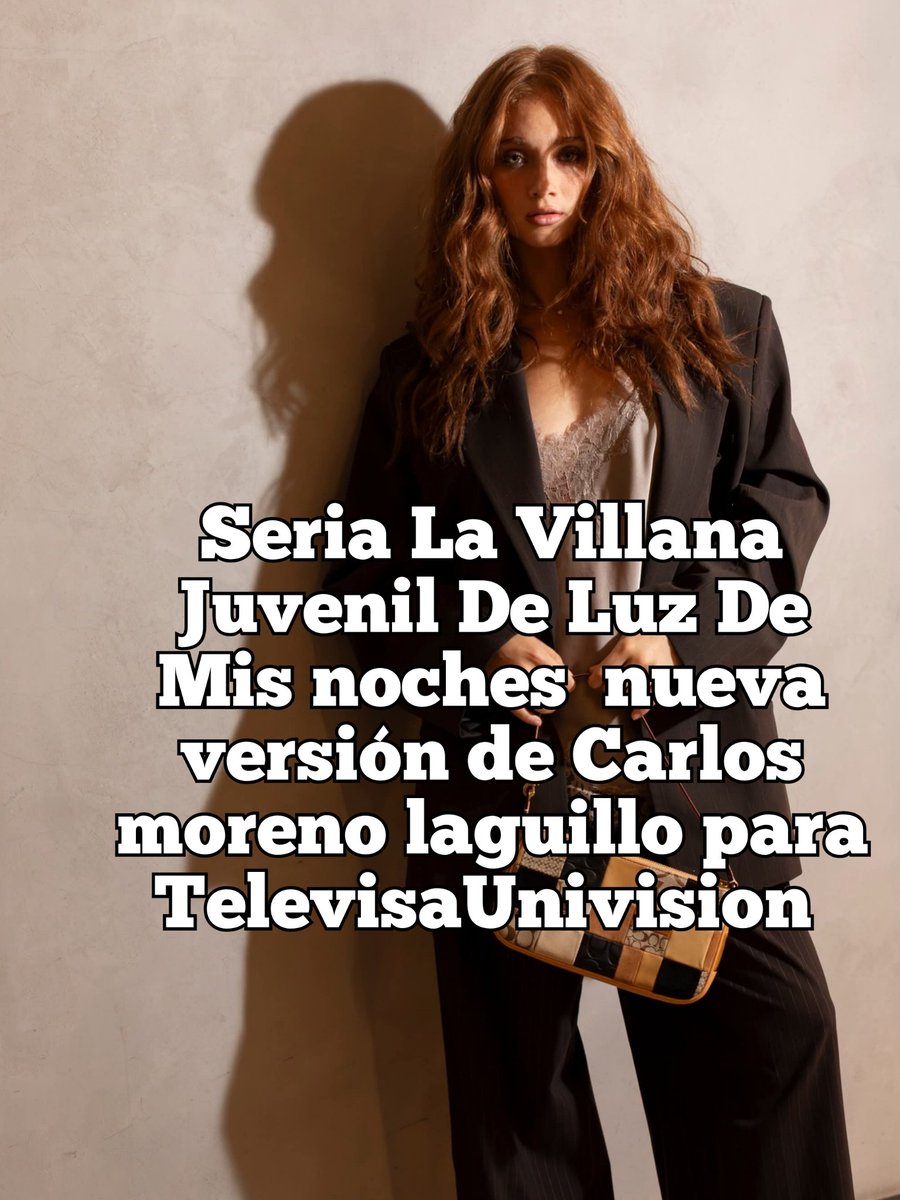 mundonoveleroof's tweet photo. Daniela Martinez sería la villana Juvenil de #LuzDeMisNoches NuevaVersión de Mariana De La Noche Producción De #CarlosMorenoLaguillo
Próximamente 6:30 P.M #ConlasEstrellas
@cmlaguillo @danylani_ https://t.co/x9Wez603qZ