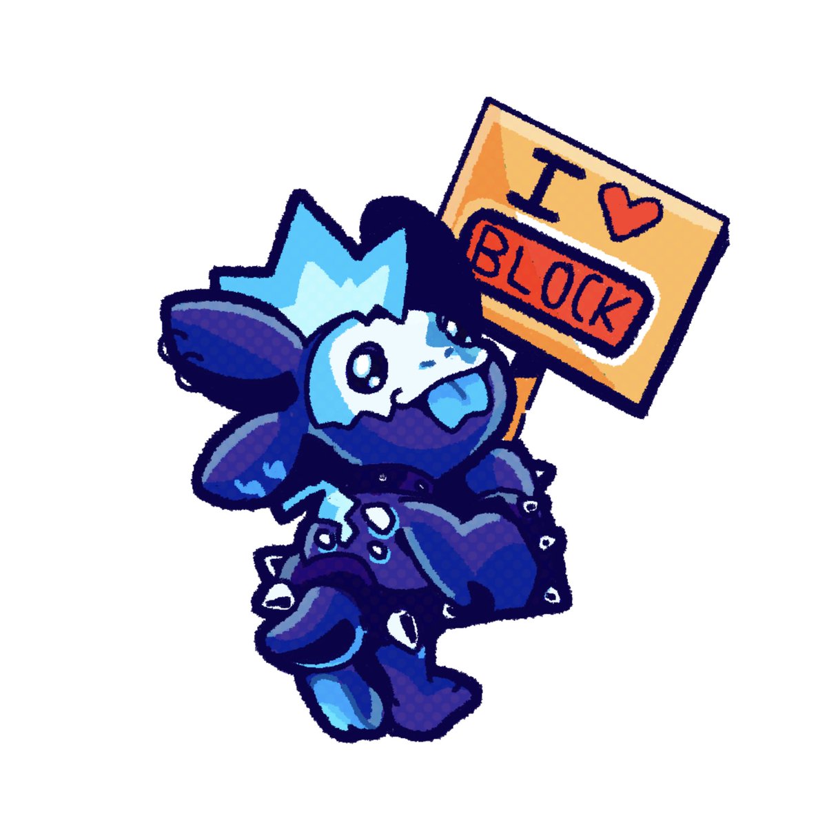 chocoflakey's tweet photo. I love the peace button. 💙 https://t.co/q95WmgPXdR