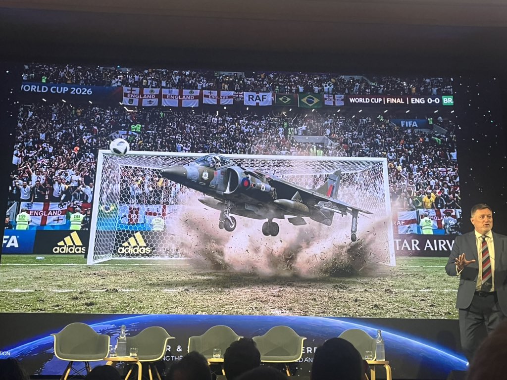 haynesdeborah's tweet photo. The first day of the UK’s Global Air and Space Chiefs’ Conference ends with a suggestion for England goalie ahead of the big game against Argentina…!

h/t @gregbagwell

GO ENGLAND 🏴󠁧󠁢󠁥󠁮󠁧󠁿🏴󠁧󠁢󠁥󠁮󠁧󠁿🏴󠁧󠁢󠁥󠁮󠁧󠁿 https://t.co/1h1JL44hLw
