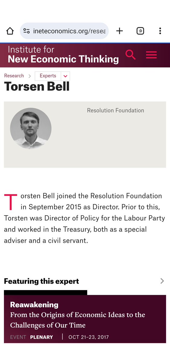 Polly778899's tweet photo. @DarrenPlymouth Thanks to Starmer it looks likely Liz Truss is right and Labour have worked for George and Alex Soros since 1997.

That explains why Torsten Bell and Burnham's economic advisor Andy Haldane are in Soros' Institute for New Economic Thinking with the Deputy PM pals with Alex Soros! https://t.co/LqfAZcTouN