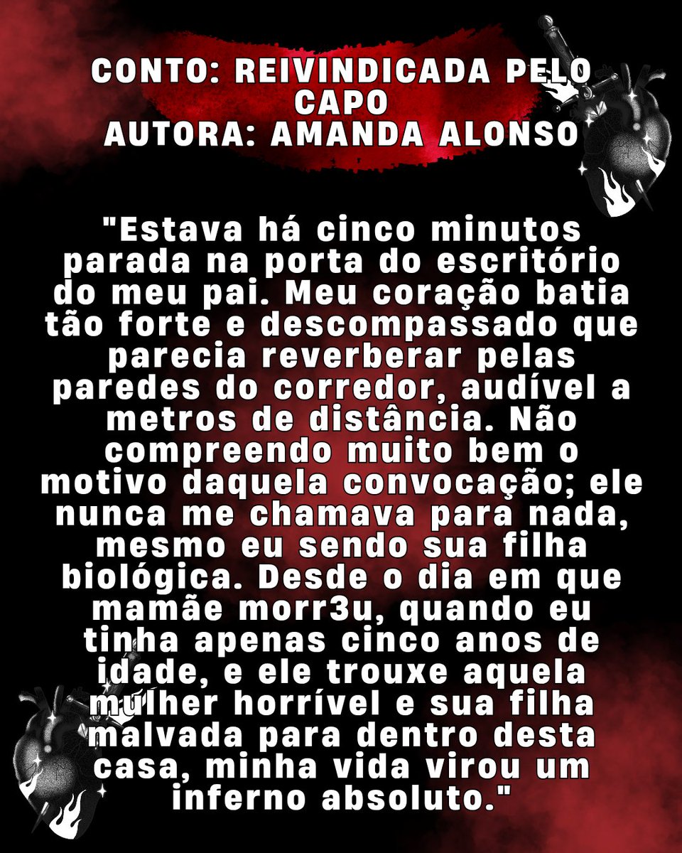 danajoliver's tweet photo. Inícios dos contos de Miscellaneous: Uma Coletânea de Dark Romance
Link: https://t.co/besozxcz5X
Livro para maiores de 18 anos!

@amanda_allonso @larrybrve https://t.co/YPlxVddJVg