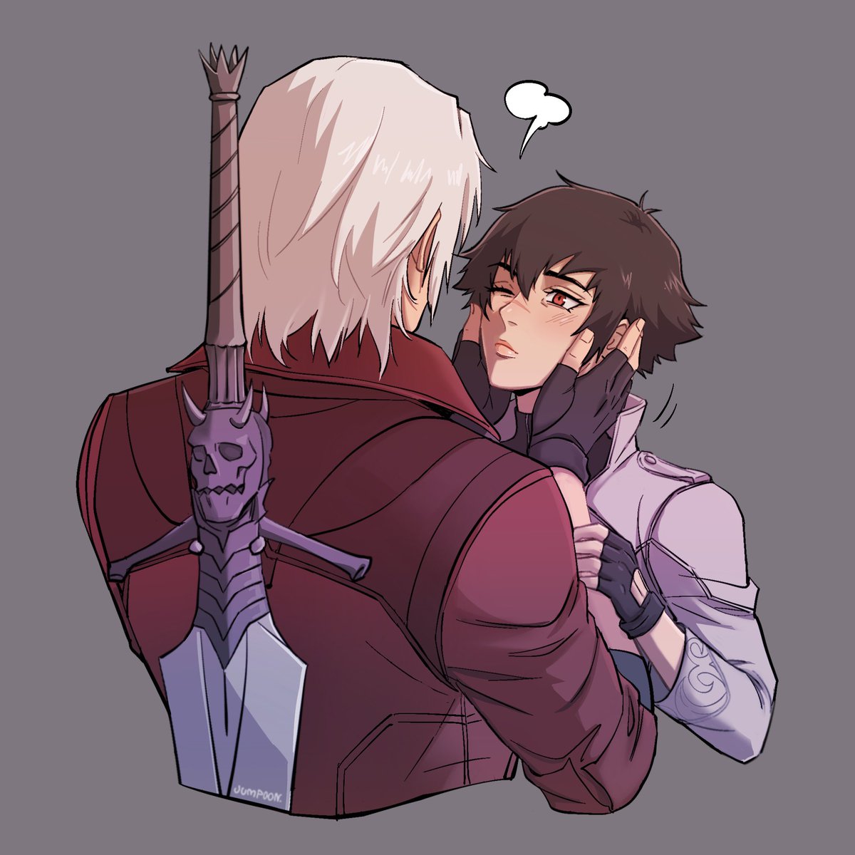 jumpoon's tweet photo. Gentle hands ❤️✨

#DMC #DevilMayCry #NDMC
#NetflixDMC #DantexLady https://t.co/1WQ1aE1WEt
