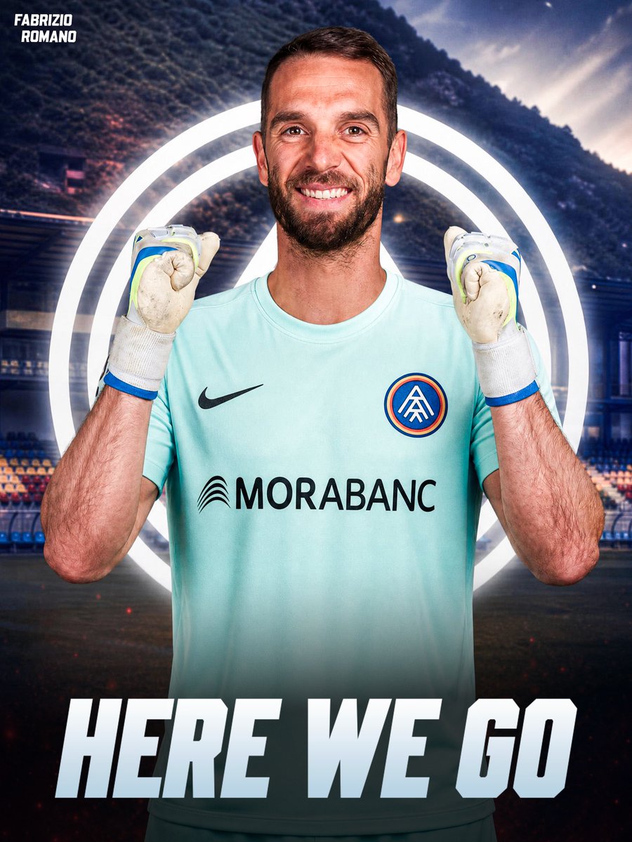 FabrizioRomano's tweet photo. 🚨🇦🇩 Pau López to FC Andorra, here we go! The goalkeeper leaves Real Betis and joins Andorra project on a two year deal.

López’s contract at Betis will be terminated while Andorra will sign him on contract until June 2028. https://t.co/kW0yDk2qXS