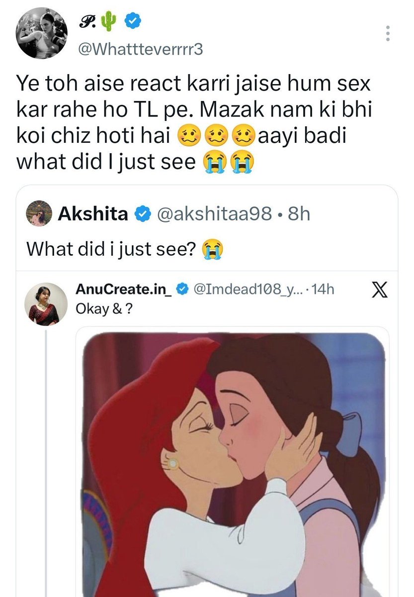 Imdead108_ybc's tweet photo. Ab kya is Desh mein ek Lesbian dusre lesbian ko kiss bhi nahi kar Sakti? 😞

-@Whattteverrrr3 https://t.co/GrkQQdYHk6
