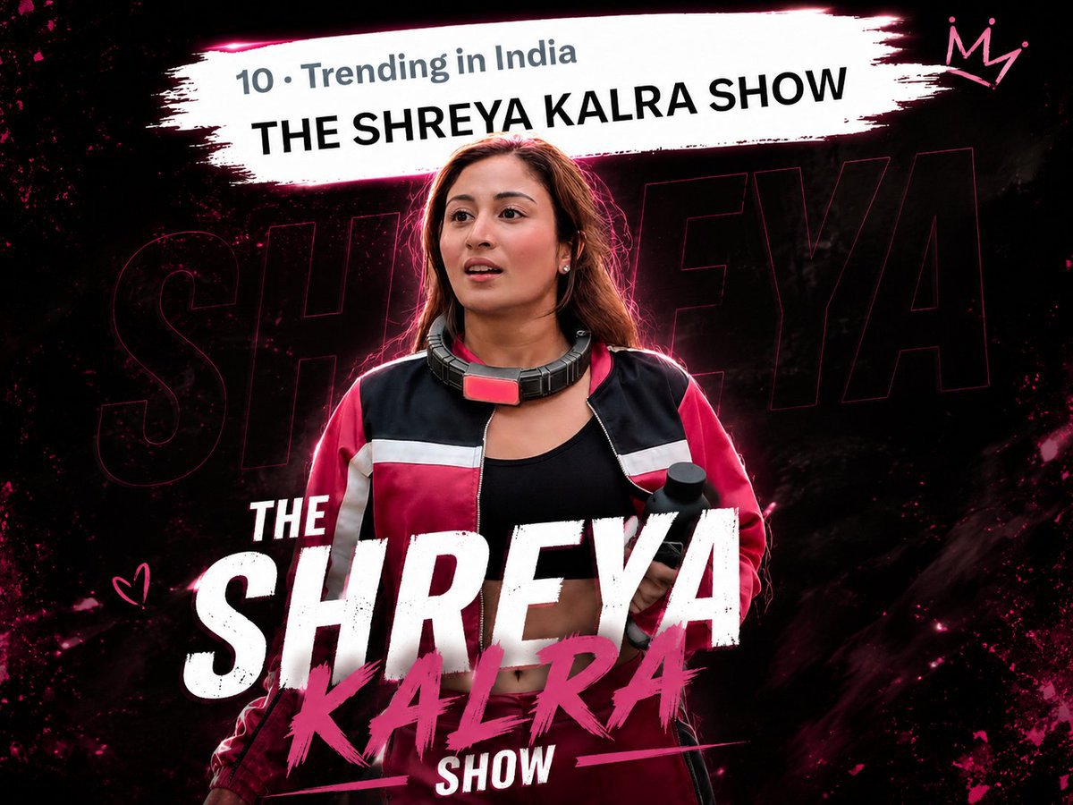 piyushxtweets's tweet photo. We are trending at 10th spot 👏 👏...!!!

Rt if you are active and participating in this trend. 

THE SHREYA KALRA SHOW

@Shreyaxlockup https://t.co/PfDeTpN86T
