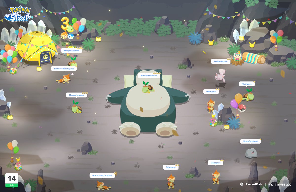 Uke_Sora's tweet photo. #pokemonsleep3rd
Lots of starter Pokémon! https://t.co/hf1AbOueYR