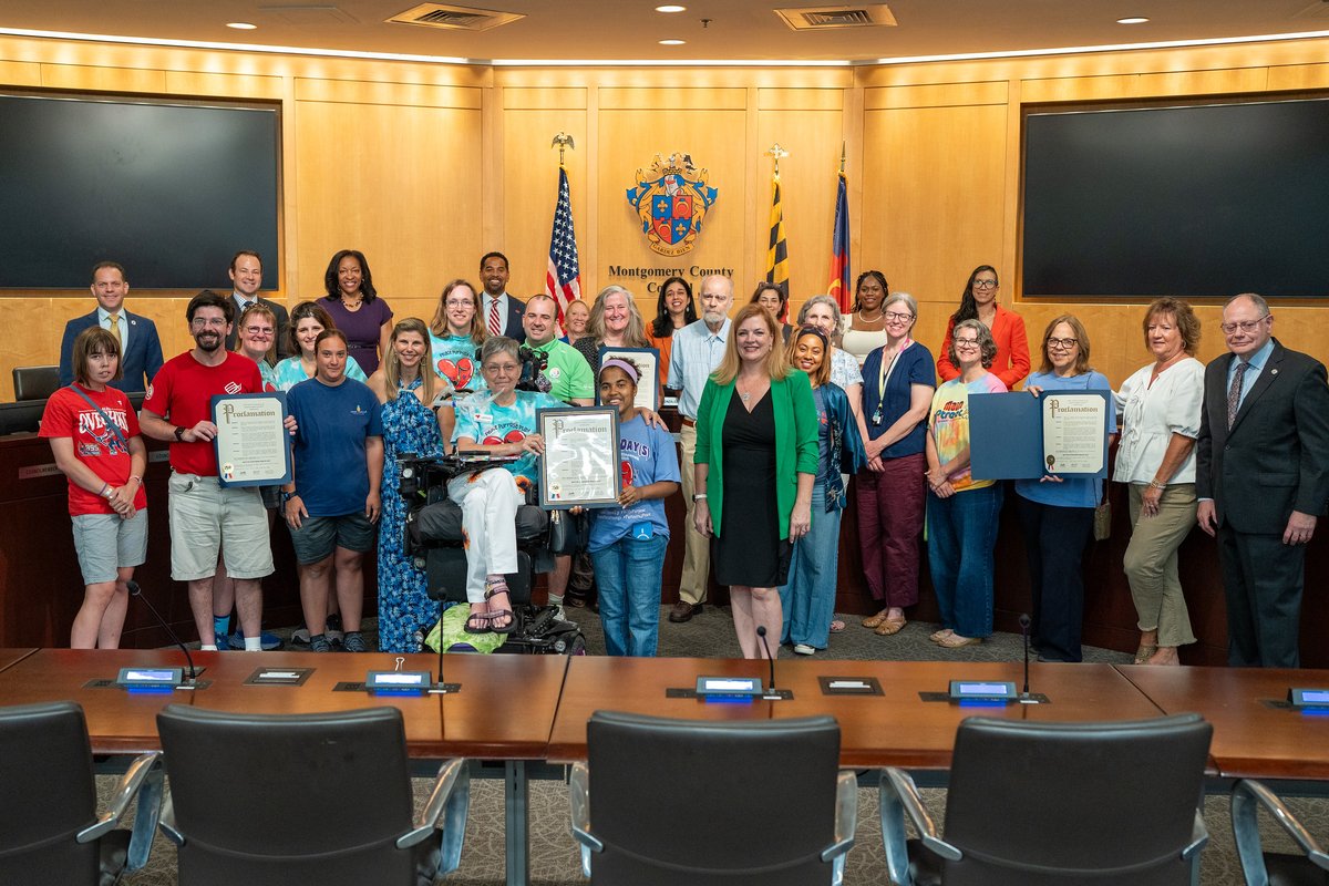 MoCoCouncilMD's tweet photo. Councilmembers Luedtke and Katz presented a proclamation honoring the life of Mattie J.T. Stepanek, a humanitarian, author and motivational speaker who left a legacy of peace, purpose and play. The Council recognized July 14 as Mattie Stepanek Peace Day in Montgomery County. https://t.co/zgUsltwQ4Z