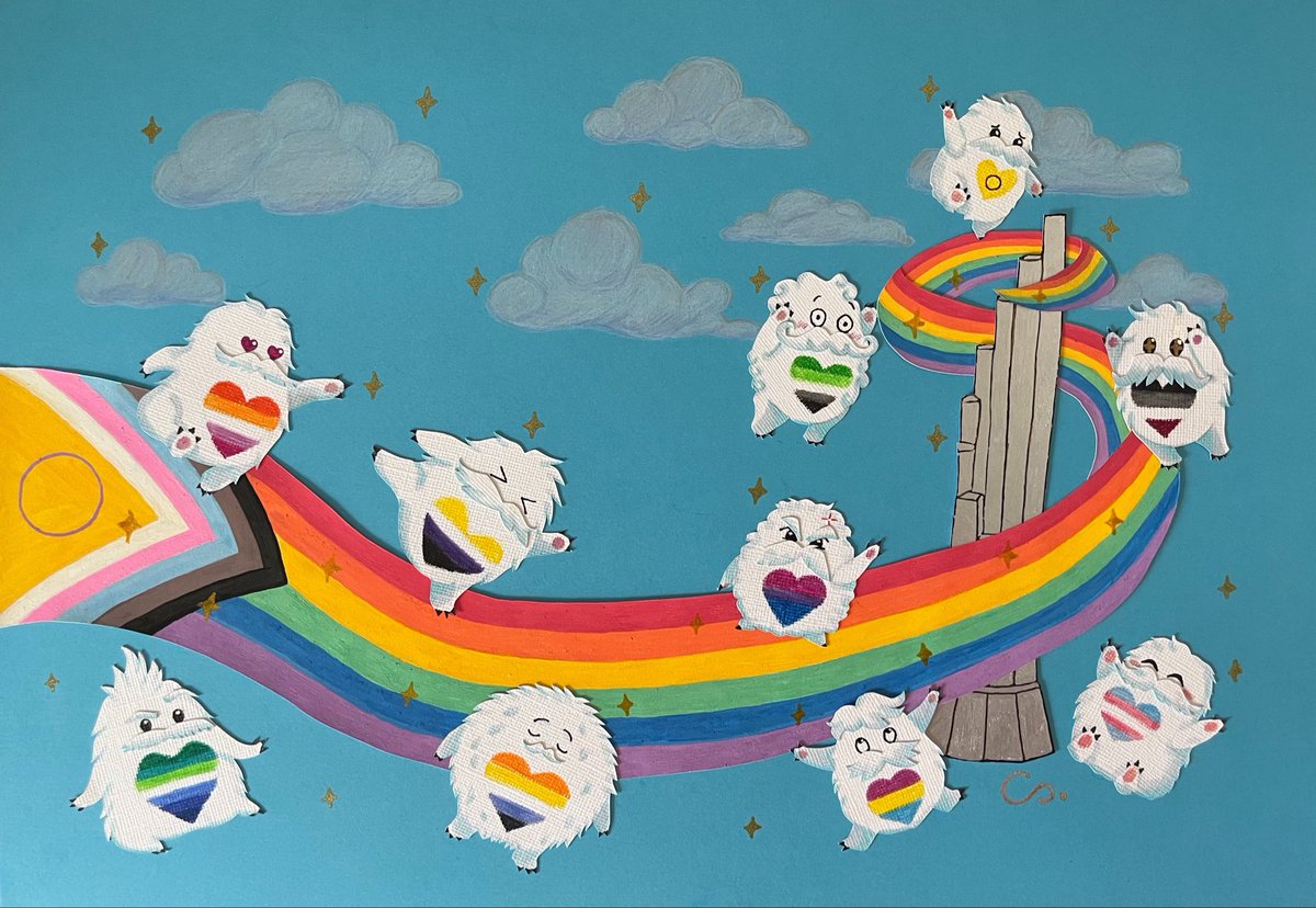 Cori0lis's tweet photo. Pick your fighter, queer @LEC poro edition 🥰🏳️‍🌈🏳️‍⚧️
Thank you @amasdiana_ for organizing the @lec_zine and allowing me to craft a page about queer inclusion in our fandom 🥹🙏🏻 it’s more important than ever to make this space safe and welcoming for everyone https://t.co/ZvktC4v7DS