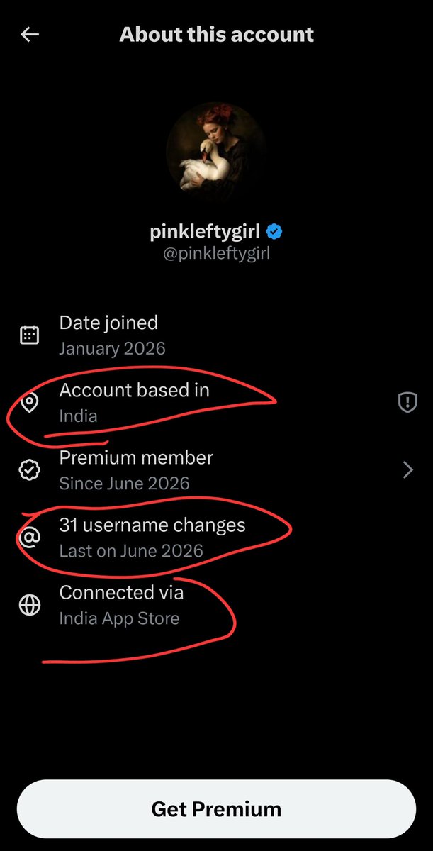 JoeyOverdose's tweet photo. @pinkleftygirl Pinkleftygirl
And its an indian man larping this accou t and has had 31 NAME CHANGES https://t.co/WX5SaAGNb7