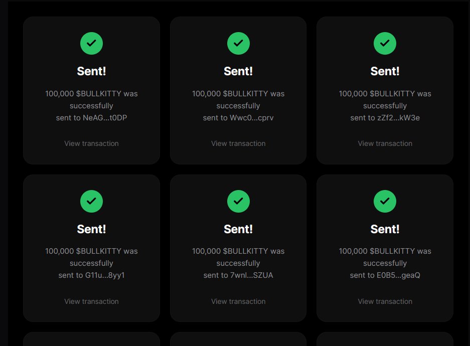 BullKittySolana's tweet photo. 🎁 CLAIM 100,000 $BULLKITTY

STEP 1: 💜 Like, 🔄 RT PINNED &amp; Follow
 
STEP 2: 💬 Drop your $SOL wallet address

⚡ First 3,000 wallets receive a guaranteed airdrop.

💰 Buy $BULLKITTY: https://t.co/StsqWI7Bwr https://t.co/8WEoqvjhNd