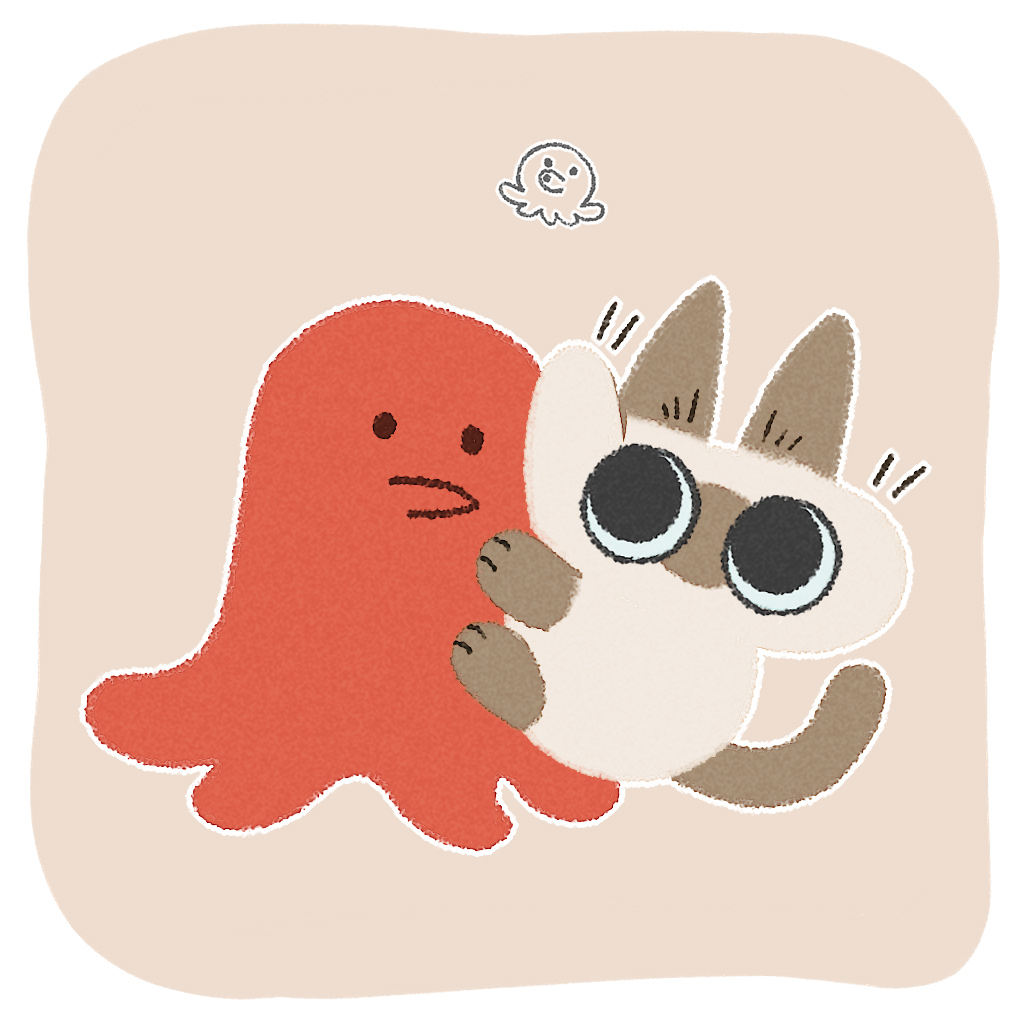 のべ子とシャム猫あずきさん tweet media