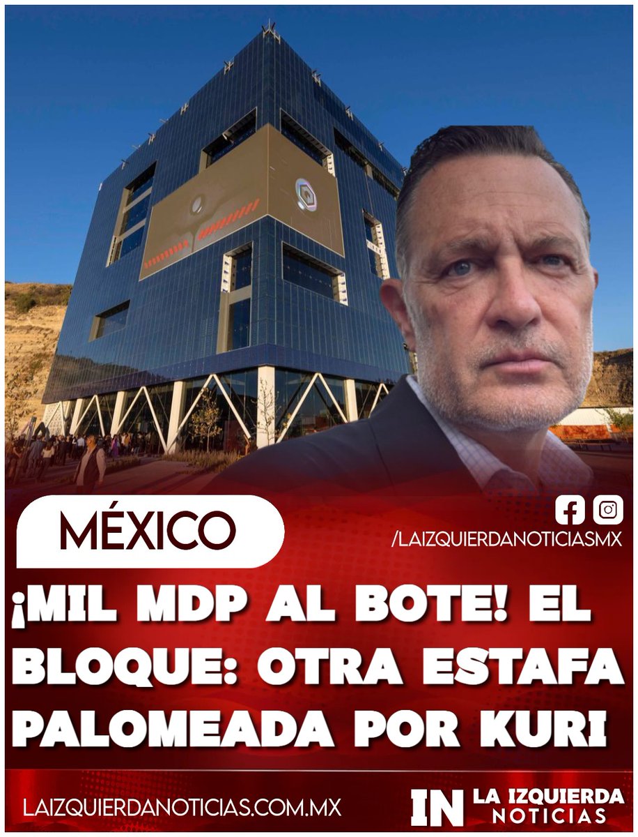 IzqNoticiasMx's tweet photo. ¡SON TRANSAS! El famoso BLOQUE de Querétaro, vendido como un edificio para desarrollar tecnología, costó más de mil millones de pesos y ha sido usado para oficinas municipales, torneos de videojuegos, cambiar estampitas del Mundial y, de seguro, pronto lo renten como salón de fiestas. Mauricio Kuri y el PAN permitieron esta estafa, siendo ahora un elefante blanco. Más de mil millones tirados a la basura.