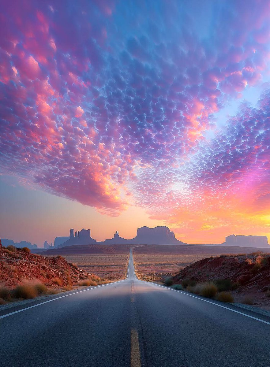 WorldGloryy0786's tweet photo. Route 163 in Arizona 😍 https://t.co/PVr7Y0g4uL