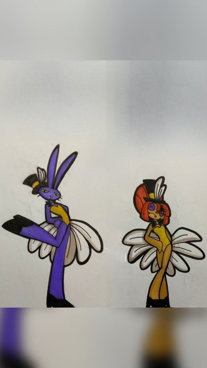 MariaMazerin's tweet photo. My Jax and ragatha dance suit redesigns #ragatha #jax #theamazingdigitalcircus💜🎩🪶❤️ @GooseworxMusic @glitch_prod https://t.co/3XPYUulPdr