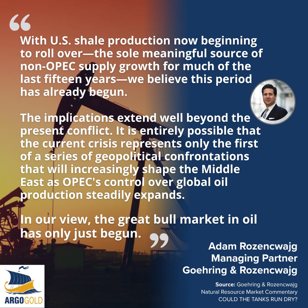 Argoresources's tweet photo. At Argo Gold, we monitor these macro trends to position our portfolio to capitalize on the next major cycle in global commodities. You can find the link to sign up and read the full perspective from Goehring &amp; Rozenwacjg here:
https://t.co/obIpqOZmjh
$ARQ.C $ARBTF  #CSE #OIL #WTI https://t.co/Zoae8m1NZq