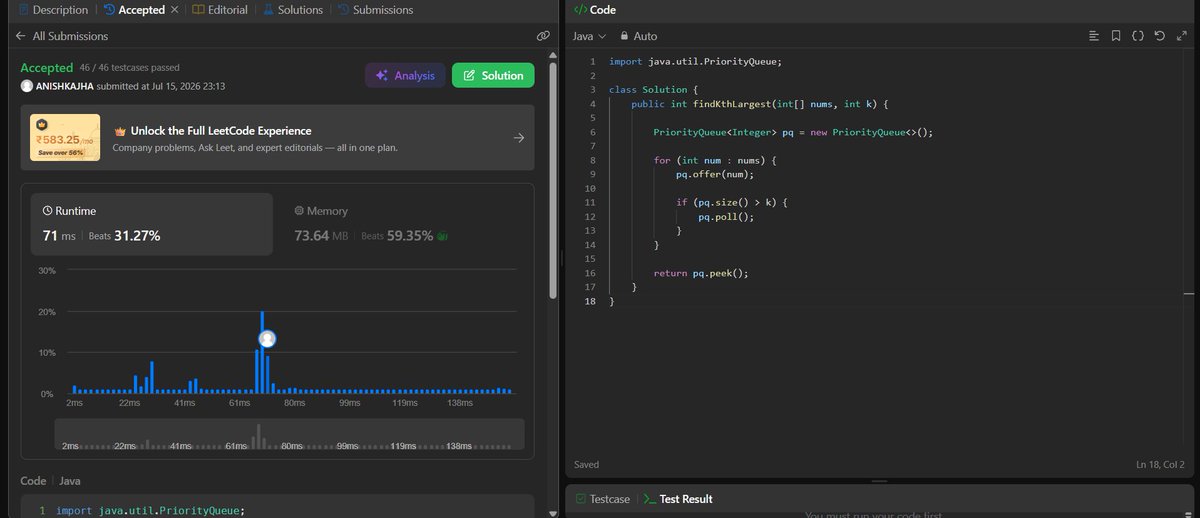 anishka58's tweet photo. 45/45 of DSA challenge #SDEsheetChallenge #DSA #LeetCode #CodingJourney #ProblemSolving #InterviewPreparatio #SDESheetChallenge
@takeUforward_
@striver_79 https://t.co/R4Rvrjfspr