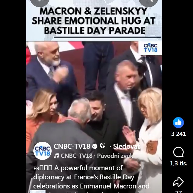 chua_new32619's tweet photo. v Paříži se velmi vřele přátelsky Macron objímá se Zelenským, za nimi stojí Babiš, pozoruje je a pomalu mizí 😂😂 a vůbec si Babiše nikdo, ale opravdu nikdo, nevšímá, natož "můj pšítel Macron"🤣🤣 https://t.co/TueyZu1B1n https://t.co/o2RKH8klrc