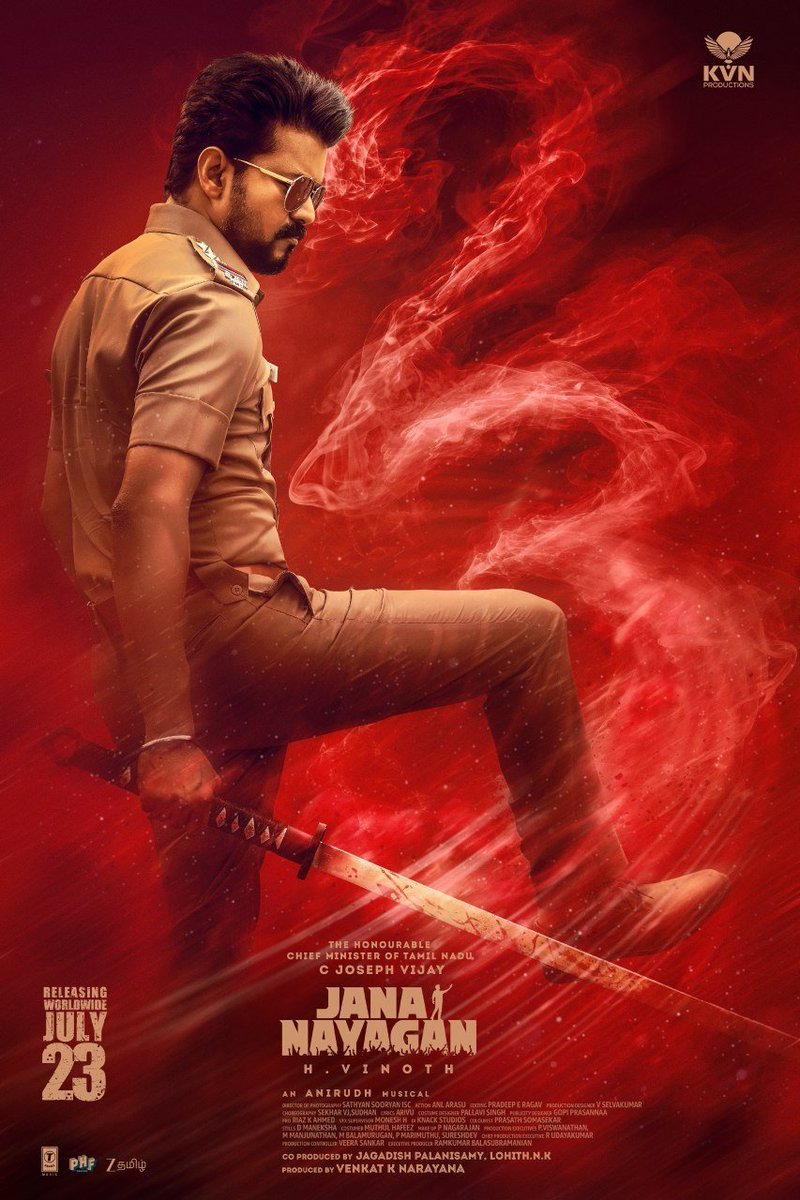 PRITHWIRAJ_R0Y's tweet photo. Tested by fire.
Forged by time.
Built for history.
The tougher the battle,
The louder the victory.
#JanaNayaganFromJuly23
#JanaNayakuduFromJuly23
#JanNetaFromJuly23 https://t.co/EqCs62lnJS