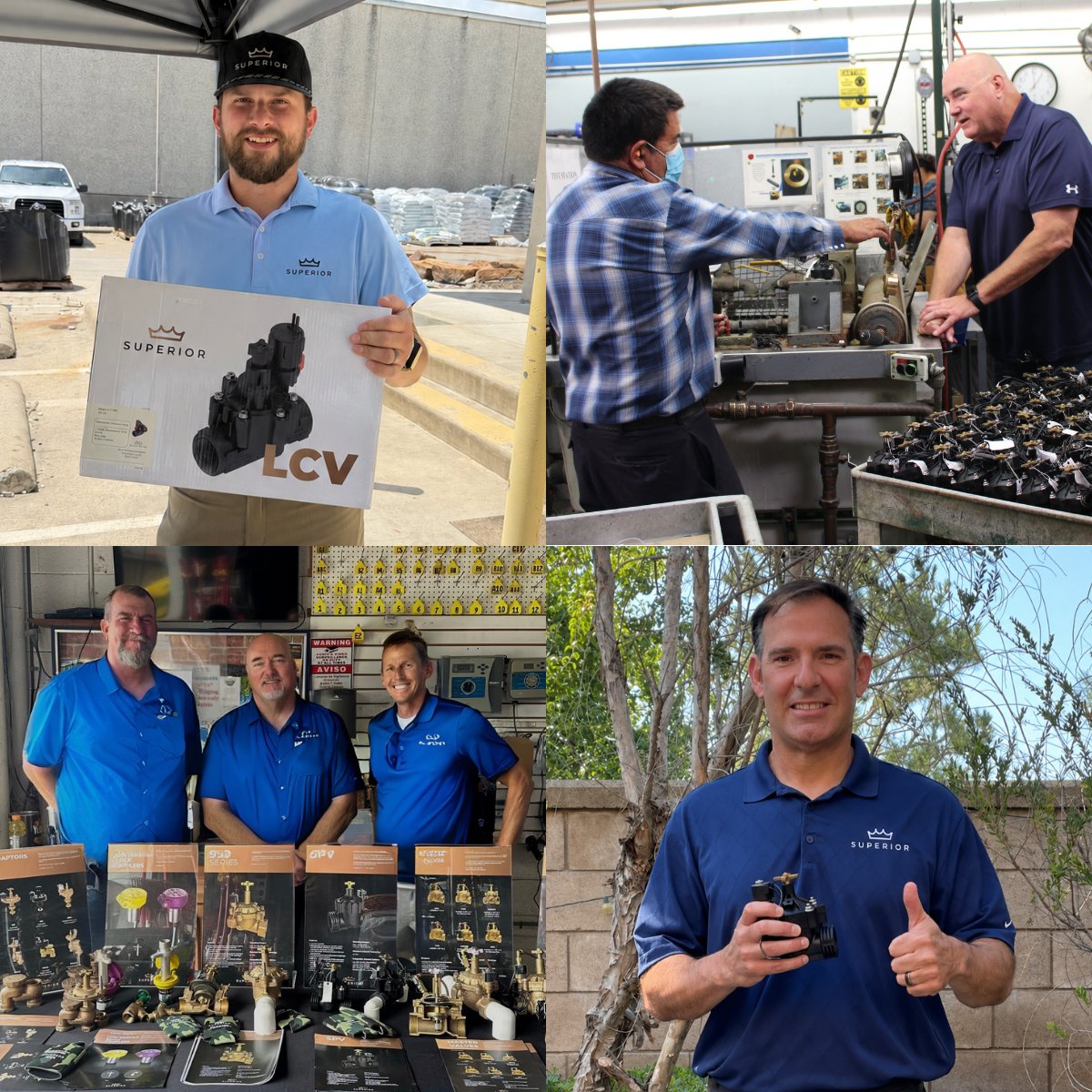 BucknerSuperior's tweet photo. Superior proudly supports the @irrigationassociation on Wear Blue Wednesday! #SmartIrrigationMonth #GetSuperior https://t.co/mzpFTMxxuf