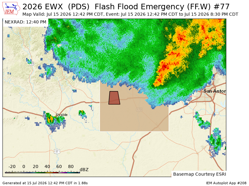 Iembot_emerg's tweet photo. EWX issues Flash Flood Emergency [flash flood: observed, flash flood damage threat: catastrophic] for Medina [TX] till Jul 15, 8:30 PM CDT https://t.co/UliiraZmJj https://t.co/zA55njrRal