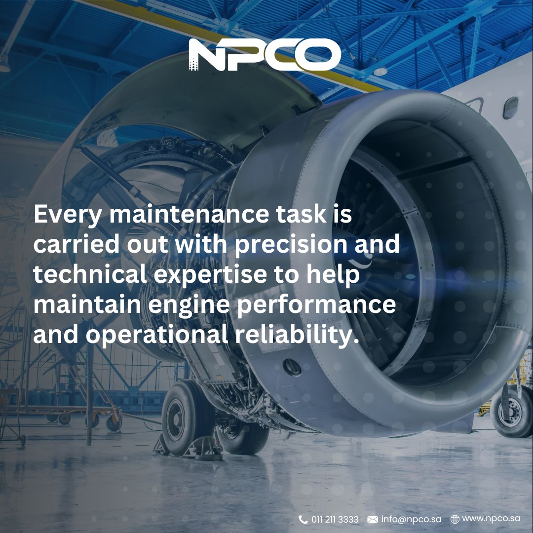NpcoSa's tweet photo. Precision and technical expertise drive every maintenance task, supporting dependable aircraft performance.

#NPCO https://t.co/rDrbq1Pfrz