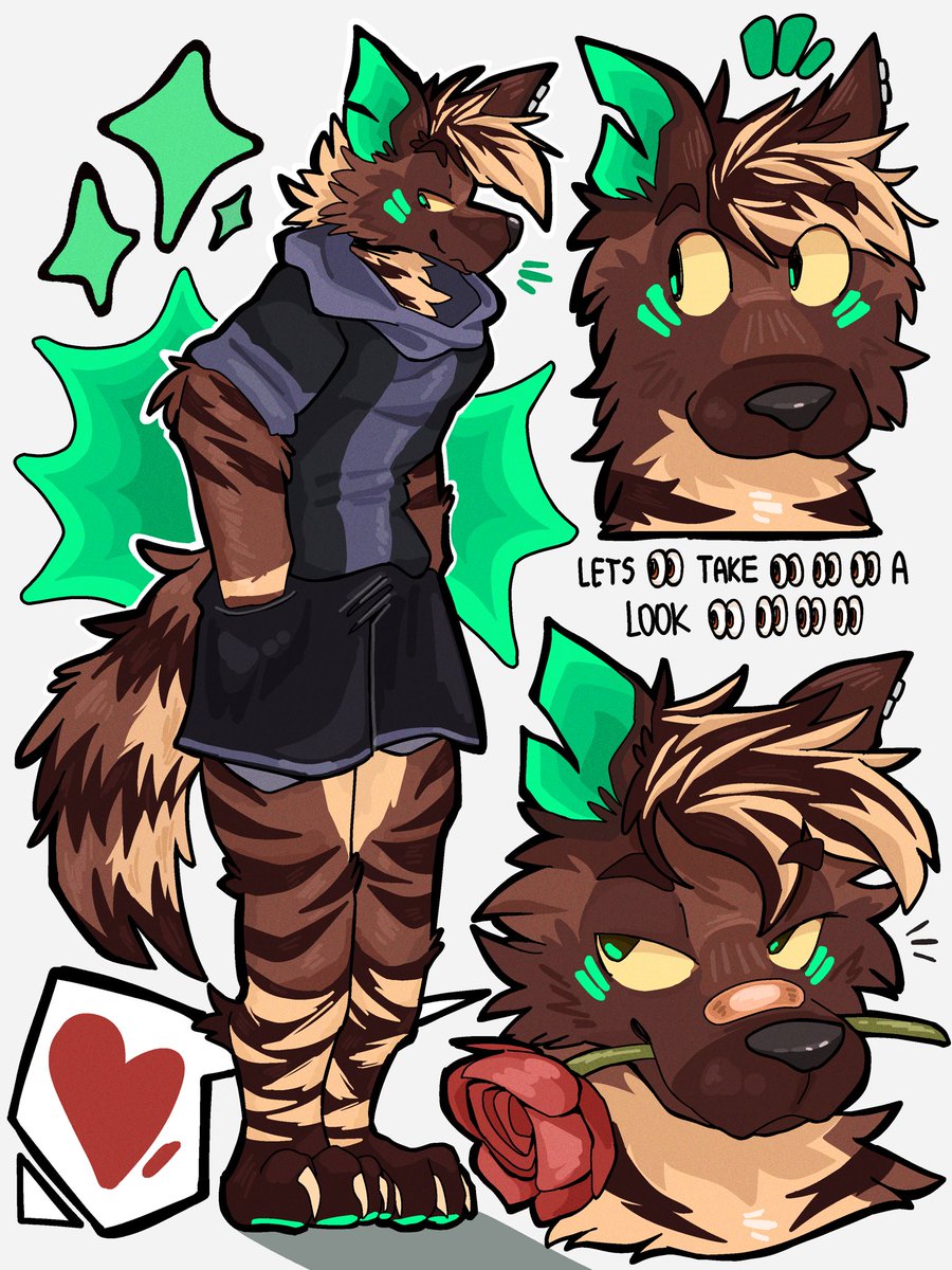 arihyena's tweet photo. what’s he looking at 👀 👀 👀 

🎨: @MintCashew ! https://t.co/Xw0kCHmrYp