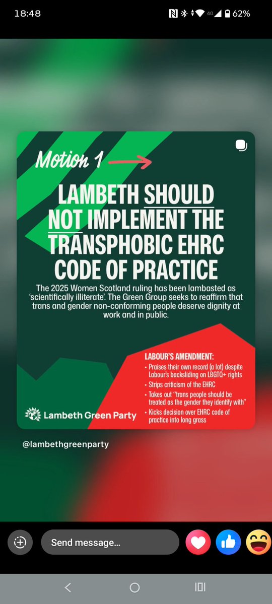 GreenFemsUK's tweet photo. The new Green-led Lambeth Council  faces many challenges: astronomically high bills for temporary accommodation, acute shortage of affordable housing, adult social care budget black hole, high costs of schools' SEN provision... And #1 motion they're bringing to 1st full council? https://t.co/O1Cdeuoqjq