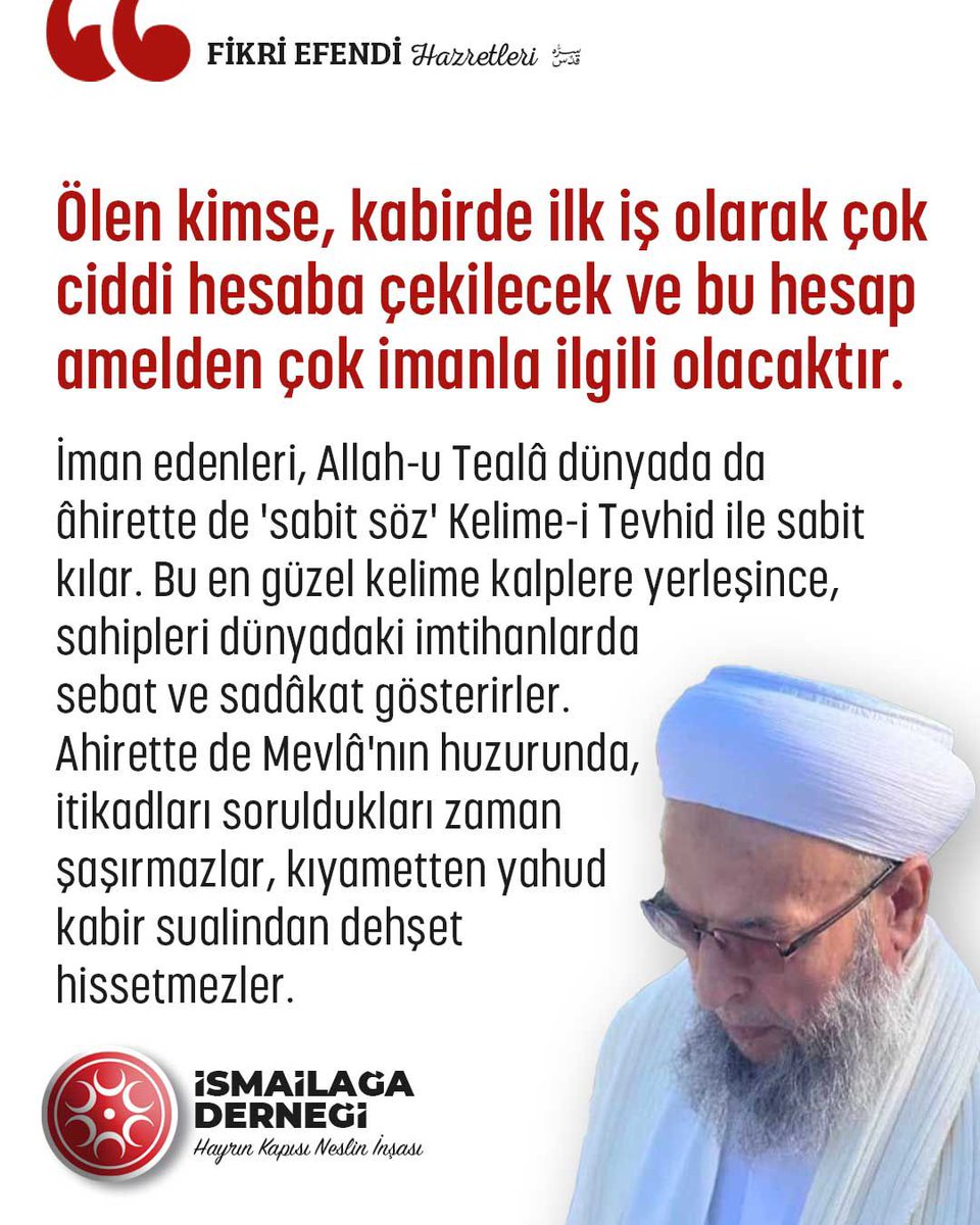 ismailaga_cami's tweet photo. Fikri Efendi (Kuddise Sirruhû) Hazretlerimizden.. https://t.co/xdtMMzPge7