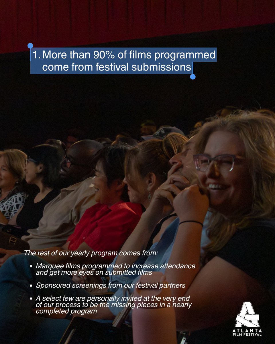 atlantafilmfest's tweet photo. The Regular Deadline to submit to #atlff27 is September 11th!📽️

To save 💰 on your film and screenplay submissions, visit 👉 https://t.co/m8tdWklSJe 🍑🎬 #atlff #atl #southernhollywood #indiefilm https://t.co/5WjKBaA2Qw