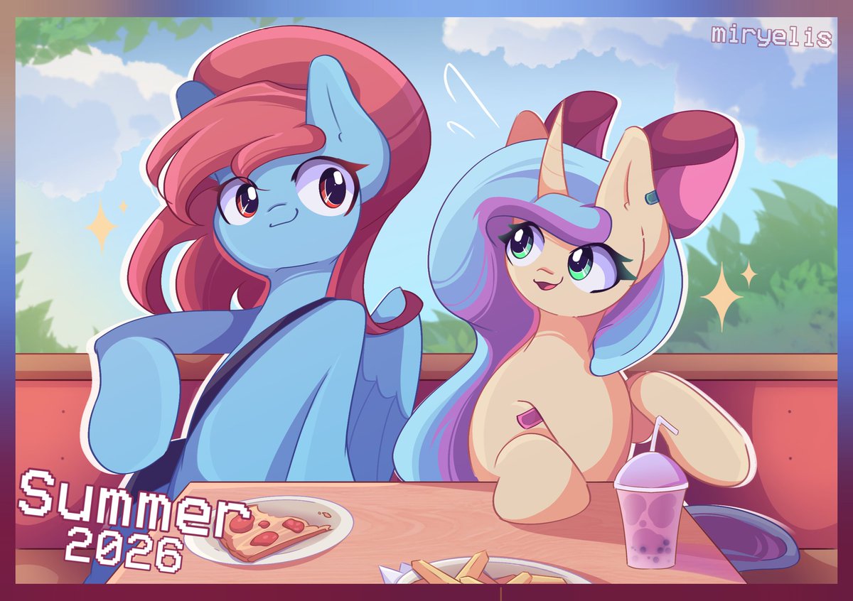 miryelissafe's tweet photo. °Girls' party✨(art for a postcard)~
#Mlp #Mylittlepony #Mlpart https://t.co/a0M4UMJOCA