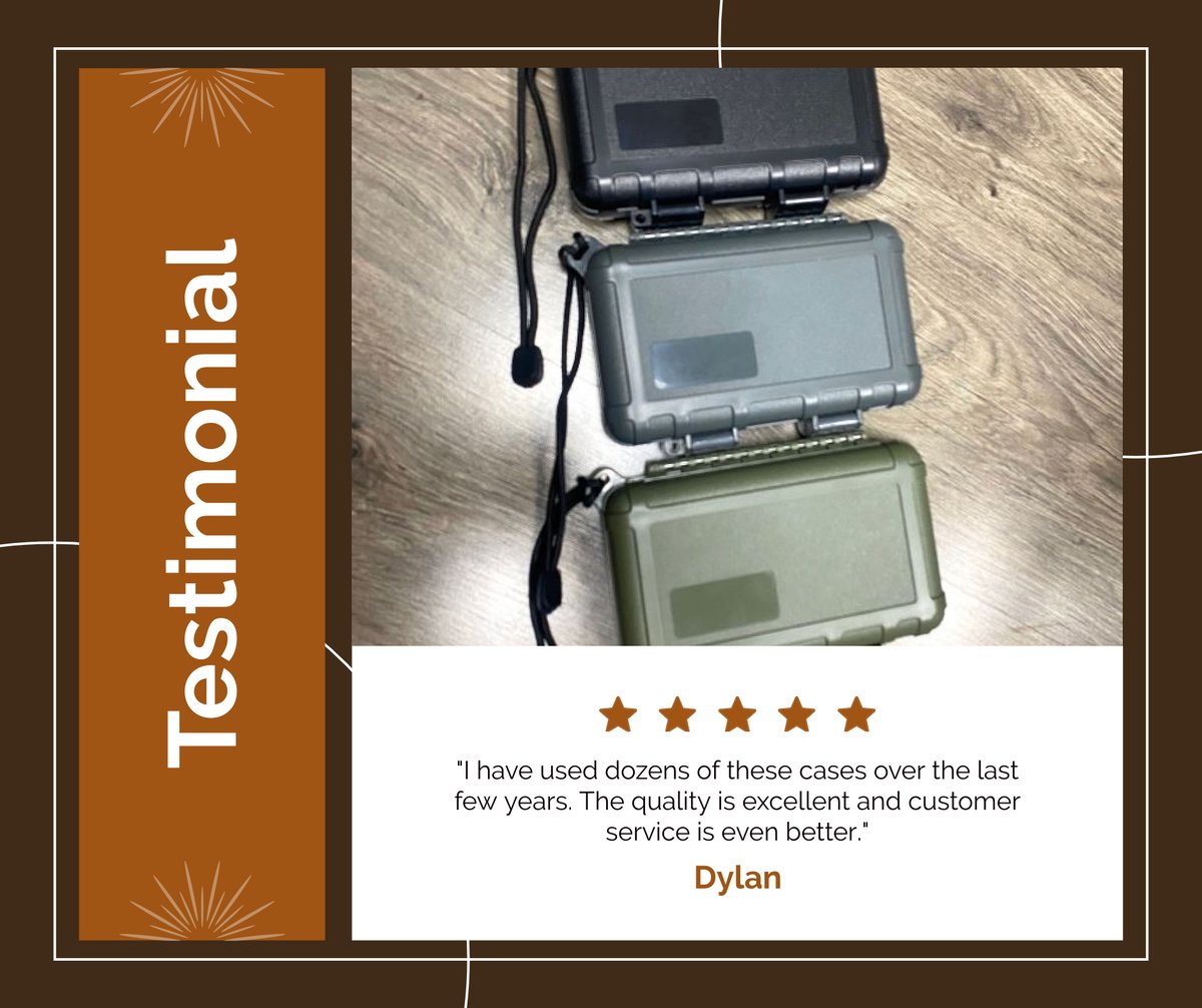 NalpakGroup's tweet photo. Nalpak Testimonial for the S3 T2000 Single Knife Case - 

"I have used dozens of these cases over the last few years. The quality is excellent and customer service is even better."

Get Yours Today  https://t.co/xVIyrO6BGc https://t.co/RH1fsesVzn