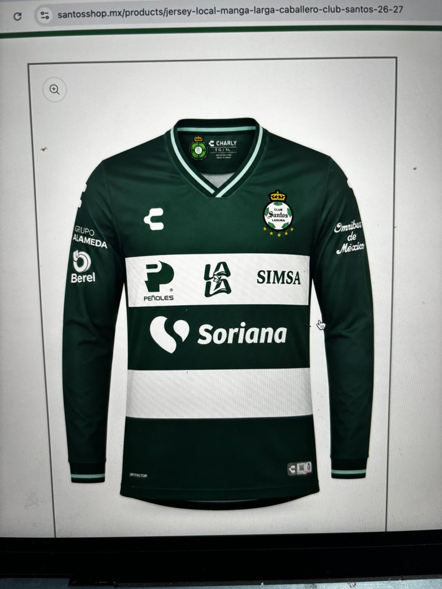 emigonzik's tweet photo. not @santosshopmx usando ia para sus fotos de stock manga larga, desde cuando nos anularon la sexta en toluca?😭😭 https://t.co/mBhREmt9nD