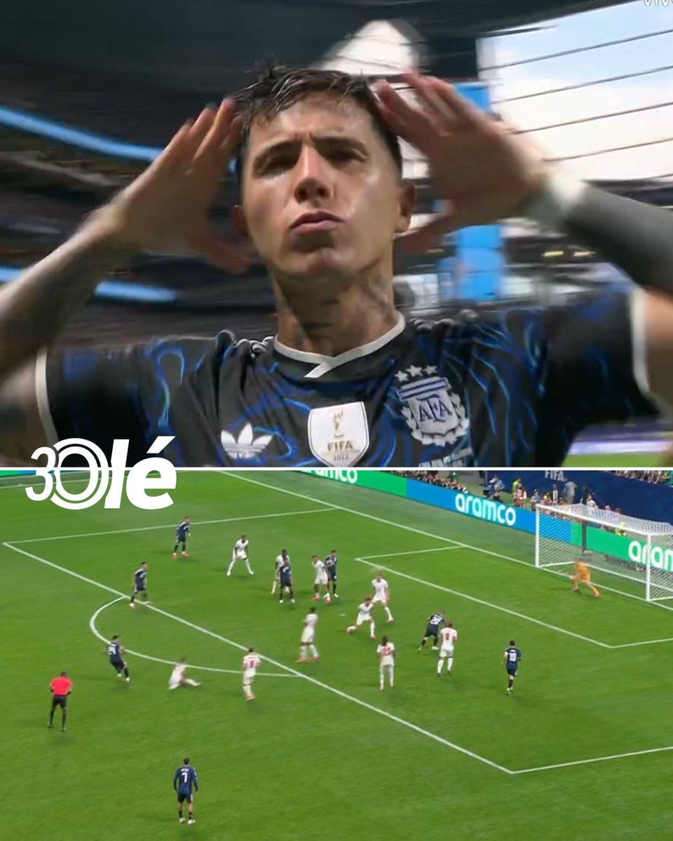 DiarioOle's tweet photo. 🇦🇷🥹 ENZOOOO, ENZOOOOOO, GOLAZOOOOO

ARGENTINA 1-1 INGLATERRA https://t.co/jCo80Htt9s