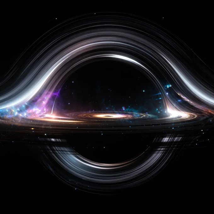 NightSkyNow's tweet photo. 🚨: Surprising James Webb ST observations indicate we might be inside a black hole! https://t.co/AanCYsnXjk