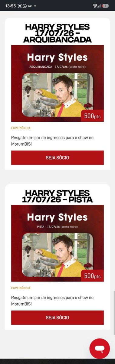 felpsgalvao's tweet photo. Galera, se vocês conhecerem algum são-paulino que tenha Sócio Torcedor, avisa eles! O clube tá dando ingressos (pista e arquibancada) pro show do Harry Styles de 3 dias pra quem paga qualquer plano de sócio. https://t.co/9NlJAGVRFg