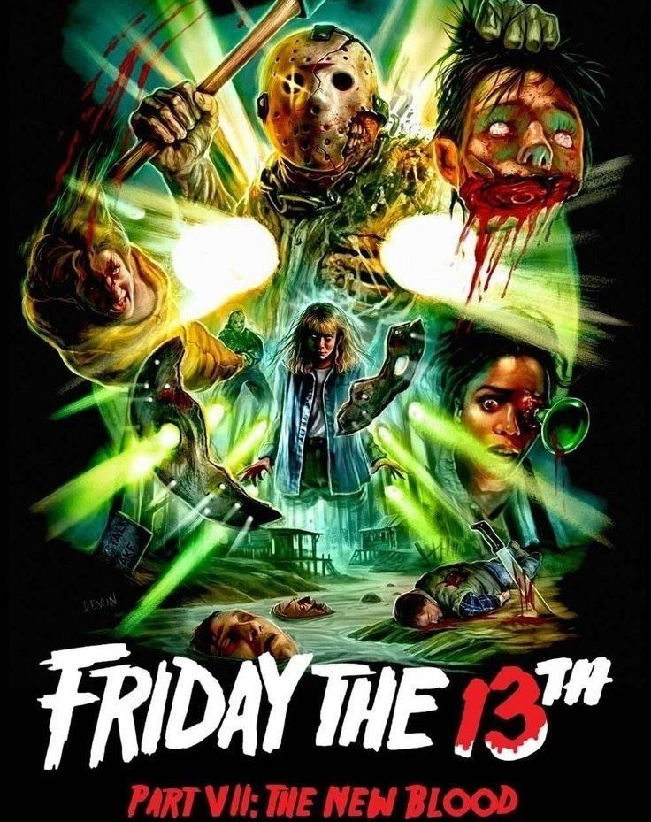 Jasonvoorheesdb's tweet photo. Friday the 13th Part VII: The New Blood

Art by Devon Whitehead https://t.co/hXxzJXJlEg