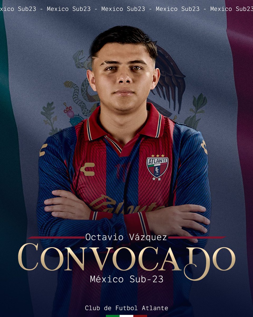 Atlante's tweet photo. ¡Vamos por esa medalla, Joaquín y Octavio! 🥇 

Les deseamos todo el éxito con @miseleccionsubs en los Juegos Centroamericanos y del Caribe Santo Domingo 2026 🇲🇽 

#LesGusteONoLesGuste https://t.co/1EU1MS3gSd