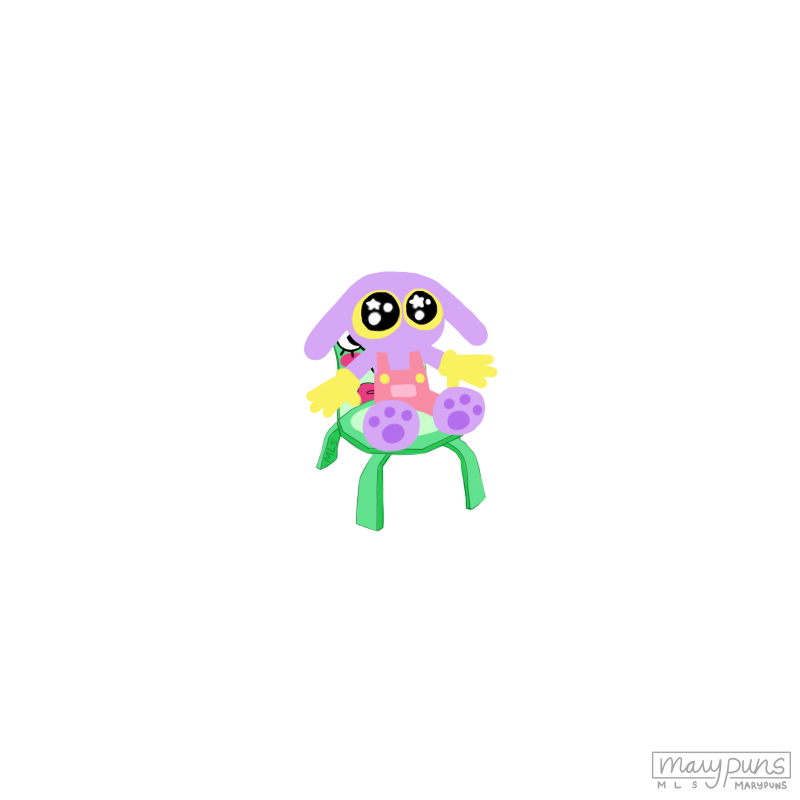 marypuns's tweet photo. I've drawn Ribbit as a chair, and then I put a Tiny Jax in the chair-

#theamazingdigitalcircus #tadc #ribbitrabbit #tadcribbit #tadcjax #jax #ribbitㅤㅤ https://t.co/txgEtr1cKL