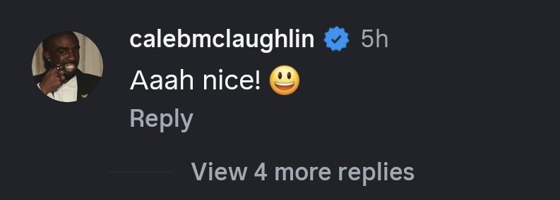 ciwywfoah's tweet photo. aww caleb commented on finn's latest instagram post 🥹 https://t.co/tcGP5cNBjR