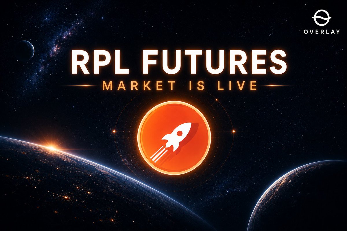 OverlayProtocol's tweet photo. You contributed, we delivered.

$RPL perp market is live on Overlay! ☄️

Trade the token powering @Rocket_Pool – the decentralized liquid staking protocol on Ethereum: permissionless validators, 610,752 ETH secured, 19,086 validators strong 👇 https://t.co/LfYOp3x2Dv