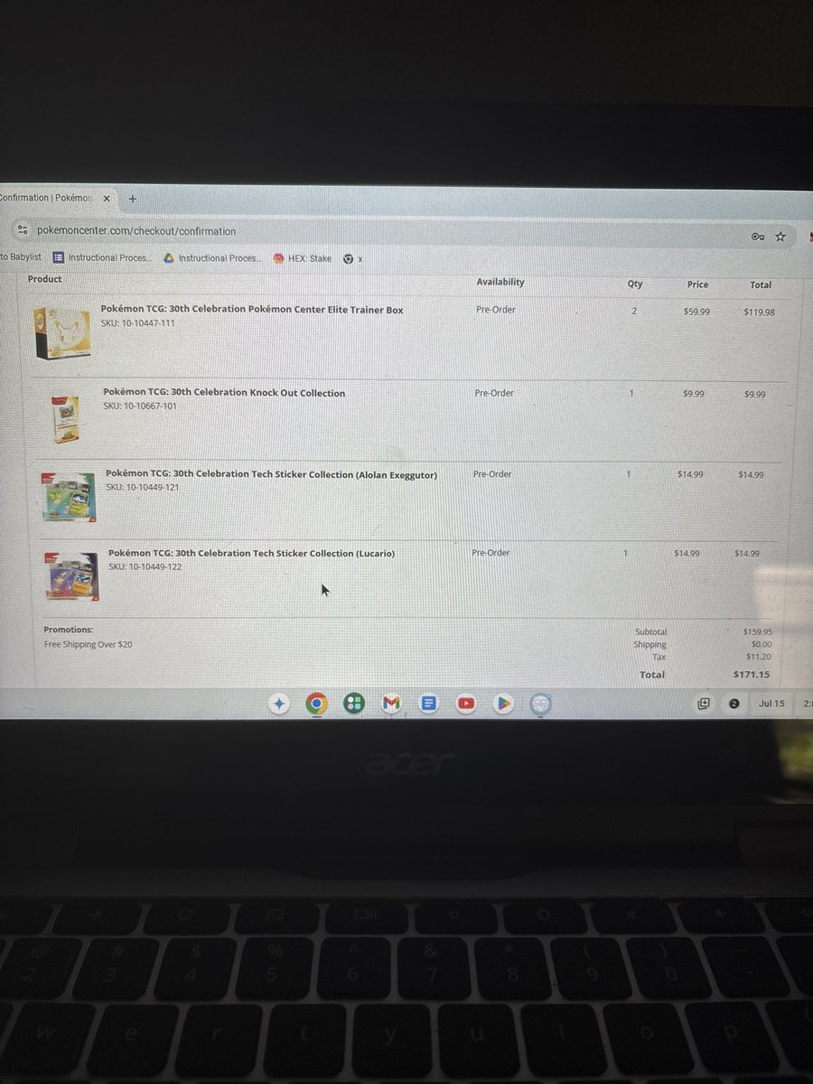 armando_faced's tweet photo. @PokeTeeJay @Pokemon @PokemonTCG I got booted at 30 min re entered with a 5 hr wait time and i got through on all products hang in there guys i just checked out as well site was working ok https://t.co/4KhPKqNP1a