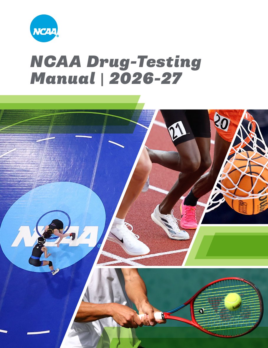 NCAA_SSI's tweet photo. 📘 The 2026-27 @NCAA Drug-Testing Manual is now available!

NCAA schools should review the latest policies, procedures and educational resources.

🔗https://t.co/NTHPnovJTT

#NCAA #DrugTesting https://t.co/PZmyRTbupf